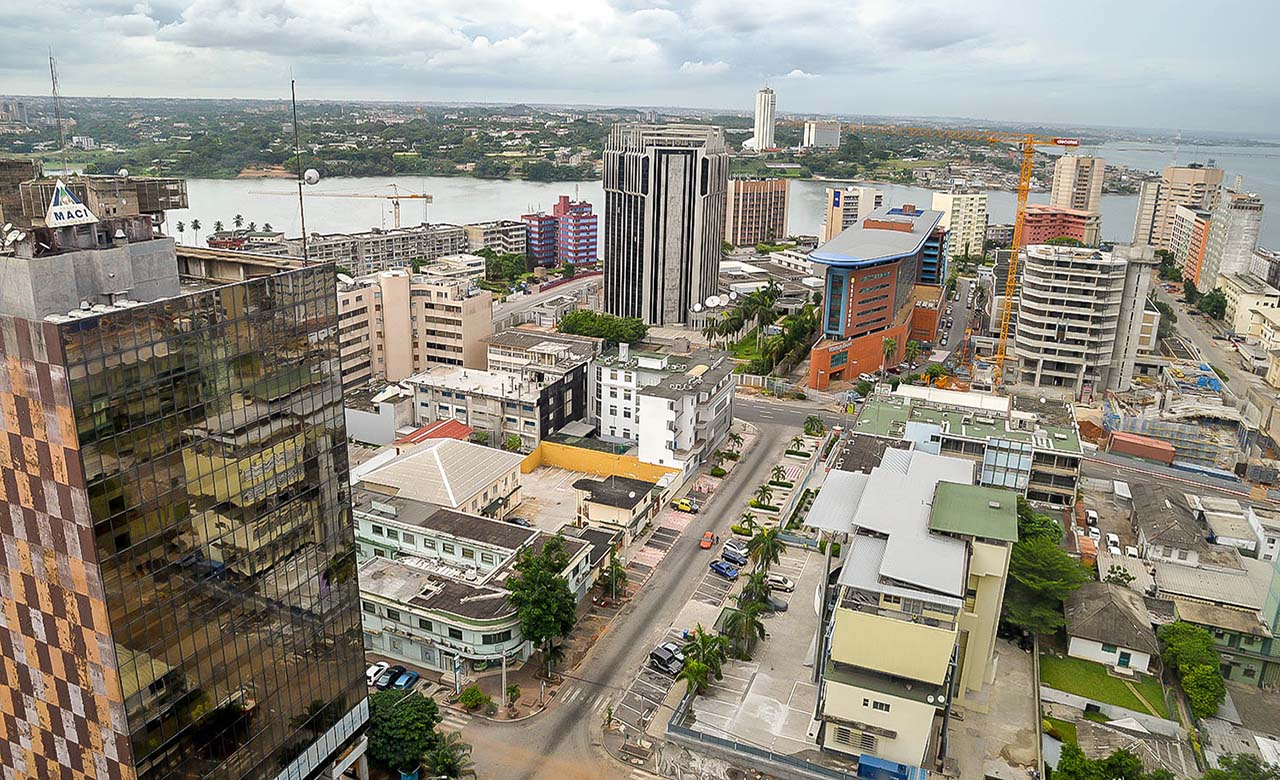 La ville d'Abidjan